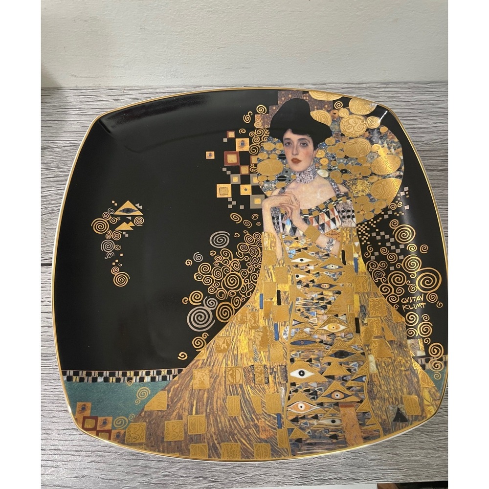 Goebel Artis Orbis Gustav Klimt Adele Bloch-Bauer Porcelain Decorative Plate
